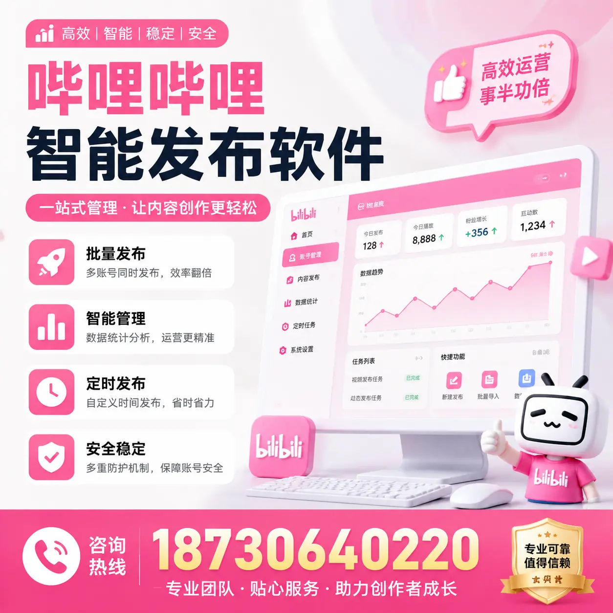 如何评估哔哩哔哩智能发布软件的ROI?延安 企业必读